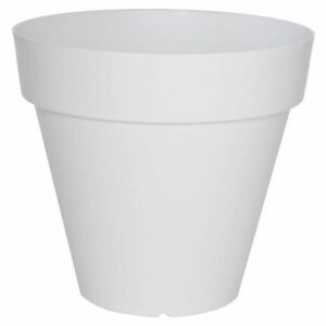 Plant pot Riviera White Plastic Squared Ø 50 cm