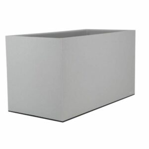 Planter Riviera Rectangular Granite Grey 80 x 40 cm