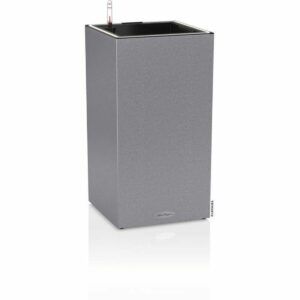 Self-watering flowerpot Lechuza Grey 40 x 40 x 56 cm LED