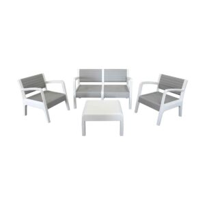 Garden furniture SP Berner Miami Dark grey 62 x 66 x 35 cm 72 x 66 x 63,5 cm 120 x 48 x 69 cm