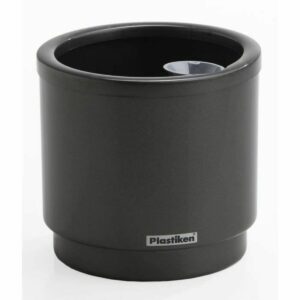 Plant pot Plastiken   Anthracite Dark grey Ø 22 cm