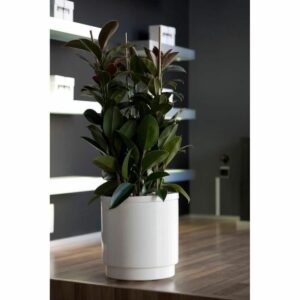 Plant pot Plastiken White Plastic Squared Ø 38 cm