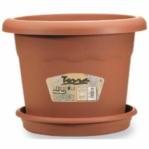 Plant pot Plastiken 7360 Brown Terracotta Plastic Circular Ø 60 cm