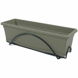 Plant pot Plastiken Terra Collection 60 x 20 cm Taupe Plastic