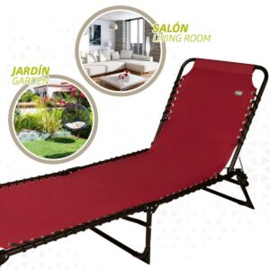 Sun-lounger Aktive 190 x 32 x 58 cm