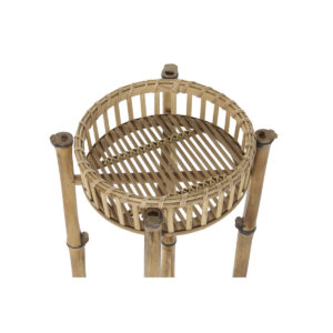 Planter DKD Home Decor Bamboo Natural (32 x 32 x 55.5 cm)