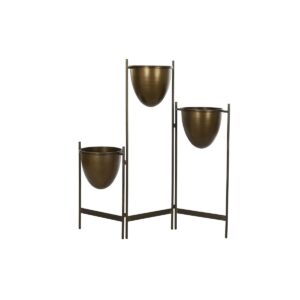 Planter DKD Home Decor Black Metal Copper Vintage (35 x 26,5 x 105 cm)