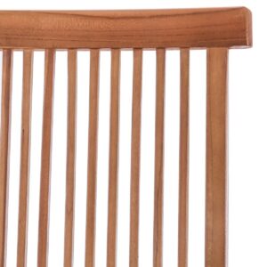 Garden chair Kayla 56 x 60 x 90 cm Natural Teak