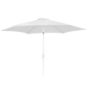 Sunshade Alba 350 cm Aluminium White