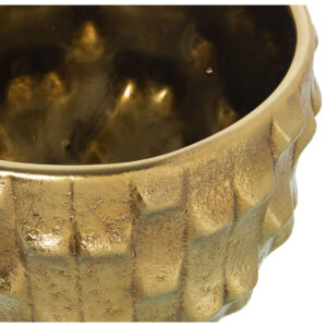 Set of Planters Alexandra House Living Golden Ceramic (2 Pieces)