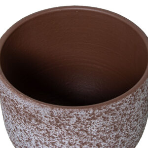 Set of Planters Alexandra House Living Brown Ceramic 3 Pieces