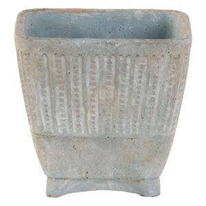 Planter Grey Cement 19,5 x 19,5 x 19 cm