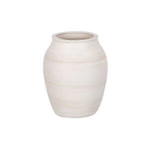 Planter Cream Ceramic 25 x 25 x 30 cm