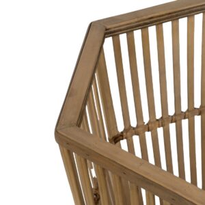 Set of Planters Natural Bamboo 39 x 34,5 x 35 cm (2 Units)