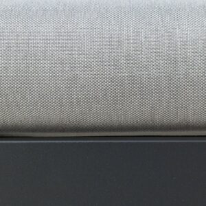 Garden sofa Agnes Corner-cupboard 224 x 224 x 65,5 cm Aluminium