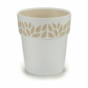 Self-watering flowerpot Stefanplast Cloe White Plastic 15 x 15 x 15 cm (12 Units)