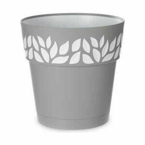 Self-watering flowerpot Stefanplast Cloe Grey Plastic 25 x 25 x 25 cm (6 Units)