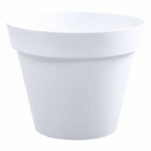 Plant pot EDA Tuscan  Ø 30 x 26 cm Circular White polypropylene