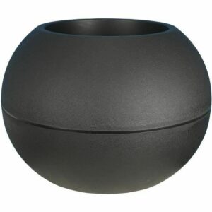 Planter Riviera D40 Ball Black Granite Ø 40 cm