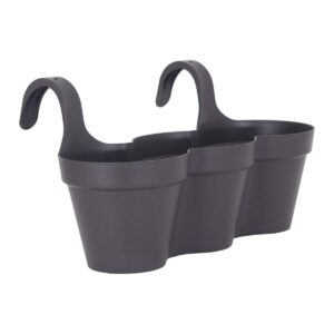 Plant pot Artevasi 639343 Anthracite Dark grey Plastic Circular 30,5 x 54 x 28 cm