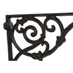 Wall Bracket Home ESPRIT Iron 24 x 3,2 x 15 cm