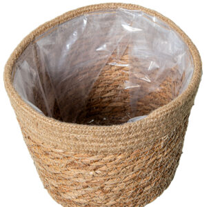 Planter Alexandra House Living Brown Rattan Natural Fibre