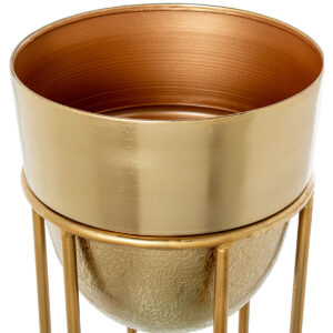 Planter Alexandra House Living Gold Metal