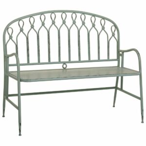 Bench Alexandra House Living Green Metal 56 x 98 x 118 cm