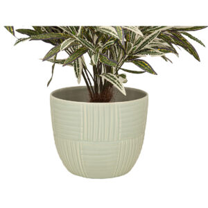 Planter Romimex Light Blue Ceramic 26 x 22 x 26 cm