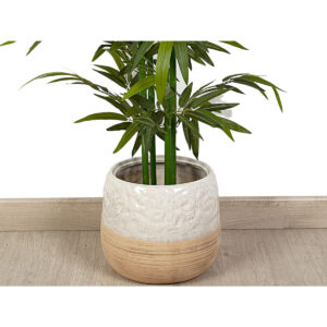 Planter Romimex Beige Ceramic 20 x 18 x 20 cm