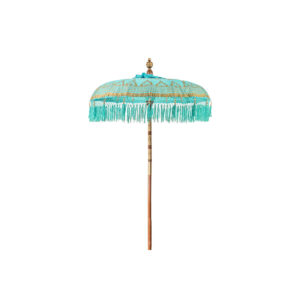 Decorative umbrella Romimex Bali Blue Turquoise 150 x 200 x 150 cm