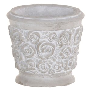 Planter Grey Cement 15 x 15 x 14 cm