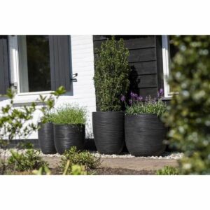 Planter Capi Europe Black Plastic Ø 35 cm 35 x 35 x 34 cm