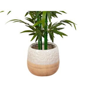 Planter Romimex Beige Ceramic 20 x 18 x 20 cm